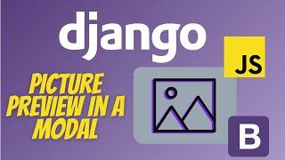 How to use bootstrap modals with django and javascript | bootstrap modal image