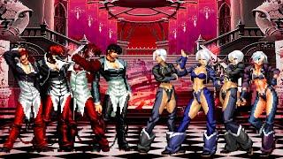 [KOF Mugen] Iori Yagami Team vs Angel Team