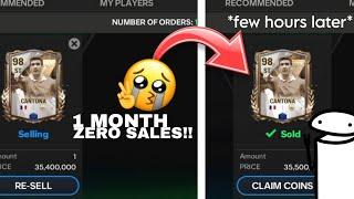 HOW TO SELL PLAYERS FASTER IN FC MOBILE