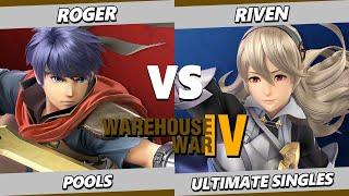 Warehouse War 4 - Roger (Ike) Vs. Riven (Corrin) Smash Ultimate - SSBU