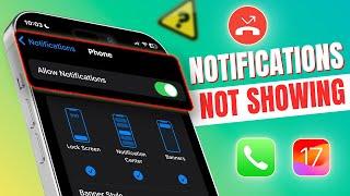How to Fix Missed Call Notification Not Showing on iPhone After the iOS 17 Update