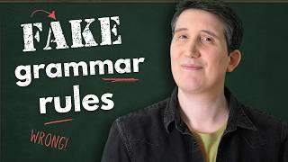 Grammar rules you can stop sticking to