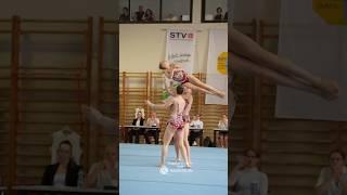 WOW this twist in Slowmo is amazing...... #acrobatic #circus #sportakrobatik #gymnasticsgirl