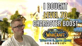 I BOOSTED a Character to Level 70 on WotLK Classic - This is What Happened