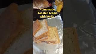 Homemade Toasted bread with Herb's #ofwcookingtips #short #homemadebread #toastedbread