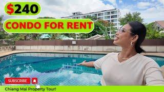 $240 - Condo for rent in Thailand! Basic but comfortable living in Chiang Mai - Move to Chiang Mai!