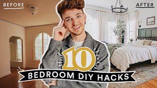 10 DIY BEDROOM HACKS + Updates to TRANSFORM Your Space!