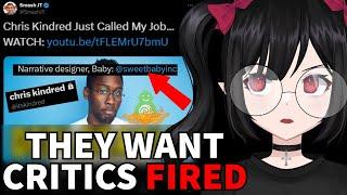 Sweet Baby Contacts Employer Of Critic