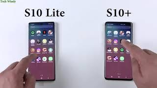 SAMSUNG S10 Lite vs S10+ Speed Test Comparison