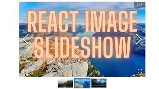 Simple React.js Image Gallery Using NPM Package - tutorial - 'react-image-gallery' NPM package