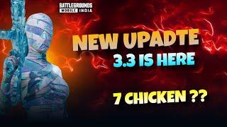 3.3 UPDATE IS HERE  || RONIT IS LIVE || ONLY CHICKEN  #bgmilive #bgmi