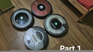 iRobot Roomba Pick up test - Part 1 (400, 500, 600, 700 series)