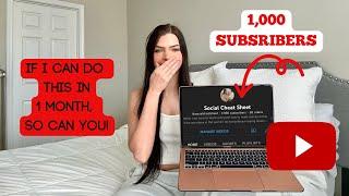 0 To 1,000 SUBSCRIBERS ON YOUTUBE | How To Get Your First 1,000 Subscribers On YouTube In 2023