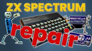 Are bad caps a thing? ZX Spectrum 48k rubber key repair!