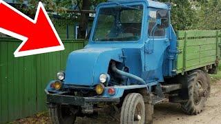 Необычные самодельные трактора и грузовики от сельских Кулибиных. №2