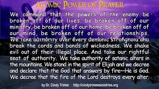 Atomic prayer by Dr Cindy Trimm
