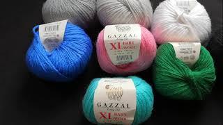 Обзор пряжи Gazzal baby wool XL