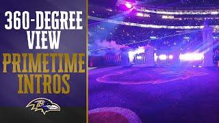 Go Inside Ravens Primetime 'Purple Rising' Introductions vs. Bengals | Baltimore Ravens