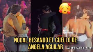 CRISTIAN NODAL LE BESA EL CUELLO A ANGELA AGUILAR A EL LE ENCANTA