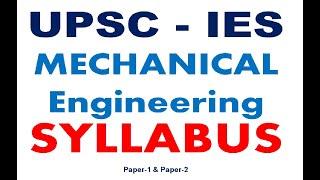 ies exam syllabus for mechanical engineering, ies exam pattern, ies mechanical syllabus strategy