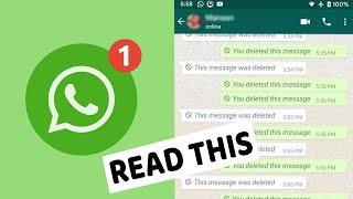 Read Deleted Messages on Whatsapp & Instagram  #Shorts