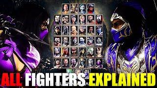 MK11 - All Characters Explained in About 1 Minute (Good/Bad Online) for Beginners - Breakdown/Guide