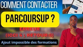 Parcoursup 2024 : Comment contacter Parcoursup en cas de problèmes ???