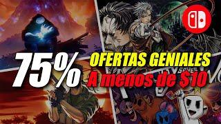 ¡JUEGOS ASOMBROSOS por menos de 10 Dólares o Euros!  Rebajas Switch. Ofertas Nintendo Switch Eshop