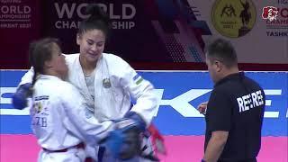 Sabina Kim (UZ) 70kg Umida Abdullaeva (UZ)