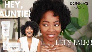 Chile, I Tried Tabitha Brown's Hair Product Line! | Donna's Recipe Styling Products