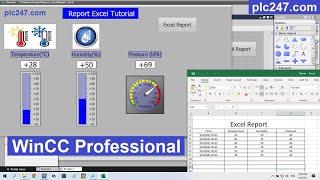 [Share Code] WinCC Professional Excel Report via VB Script