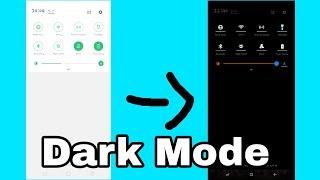 Dark Notification Panel on OPPO SMARTPHONES plus Link