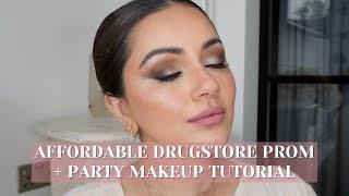 AFFORDABLE DRUGSTORE PROM + PARTY MAKEUP TUTORIAL