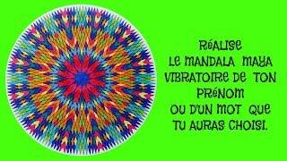 COMMENT FAIRE UN MANDALA MAYA PERSONNALISÉ ** TUTO **