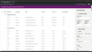 Multi-field Grouping Control - PowerApps Component Framework