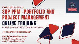 SAP PPM Training | SAP Portfolio and Project Management Online Training Learn With Experts Trainer