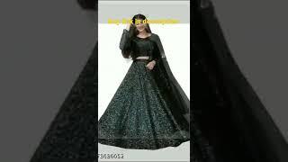 Messho Heavy Work Lehenga hual #shorts #lehengacholi #lehengalove