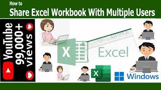 How to Share an Excel Workbook with Multiple Users. #excel #ai