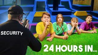 Ivan - 24 HOUR OVERNIGHT IN TRAMPOLINE PARK!