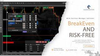 How to Set Breakeven Trades Automatically with Position Manager indicator