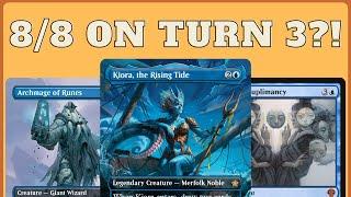 Now THIS Is An Aggro Deck! | Kiora, the Rising Tide EDH Deck Tech |