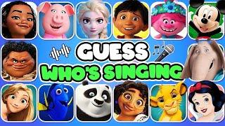 Guess Who's Singing ️ 100 BEST Disney Song Quiz Challenge | Inside Out 2, Moana, Frozen..