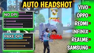  SENSITIVITAS FF AUTO HEADSHOT 2024  No Dpi & Pake Dpi Support All Device 