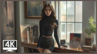 [AI Lookbook 화츠] - 4K AI Art Daily Look in Korea: beautiful girls in everyday life