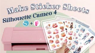 How to make Stickers with Silhouette Cameo 4 + Planify Pro