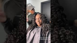 ATL Hairstylist #viral #ytshorts #hairtutorial #wandcurls #fyp #hairstylist #wiginstall #howto #fy