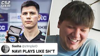 S1MPLE HATES NAVI ON STREAM LIVE! B1T SHOCKS THE WORLD! EWC CS REVIEW