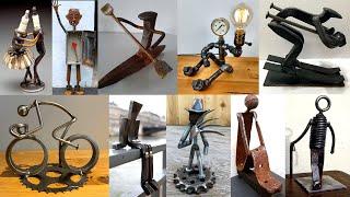 Scrap Metal Human Art / Easy Projects For Beginners