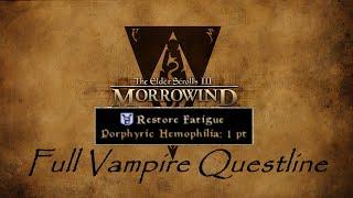 TES III: Morrowind | Vampiric Factions | 1440p60 | Longplay Full Game Walkthrough