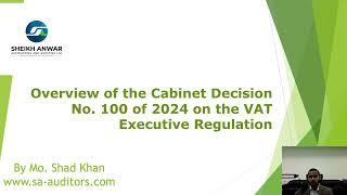 Cabinet Decision No. 100 of 2024: Key Changes to UAE VAT Regulations Explained